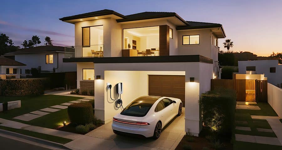 Home EV Charging in the UK: Charger Power, Installation and Smart Charging Guide The Indoor Garage in villa