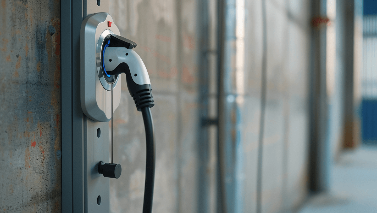 Indoor & Outdoor Tethered EV Chargers for Business
