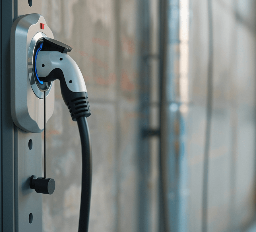 Indoor & Outdoor Tethered EV Chargers for Business