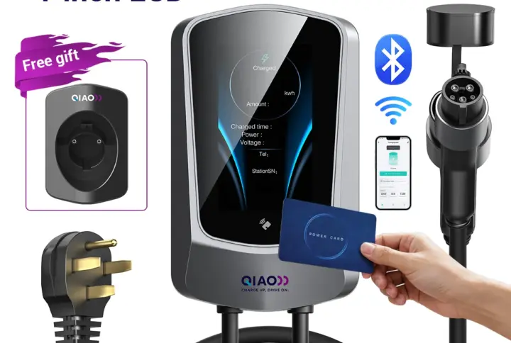 7KW -14-50P -RFID Card + WIFI + Bluetooth + 7 inch LCD + APP