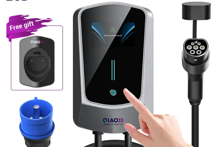 7KW -Blue CEE 32A-Fingerprint & Password + 4.3 inchLCD