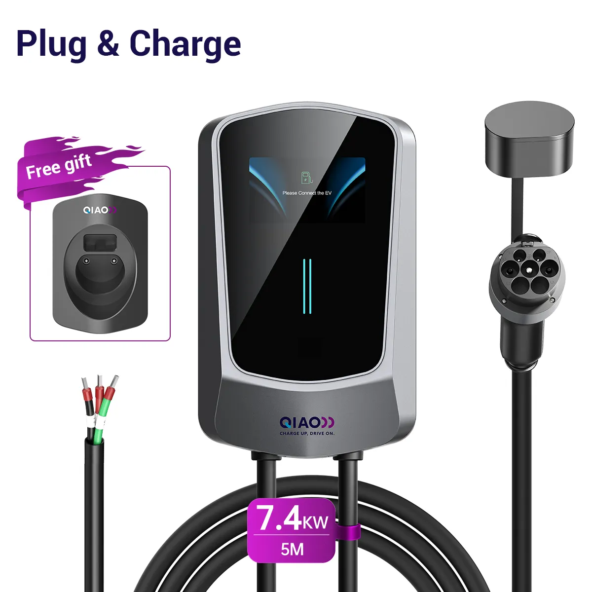 7KW -Hardwired -Plug & Charge