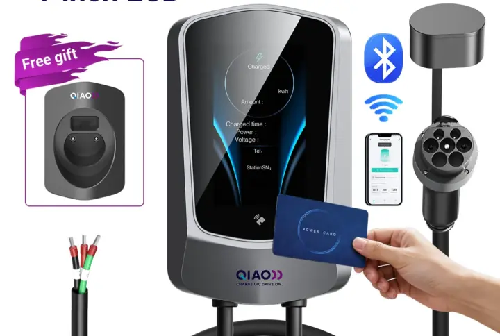 7KW -Hardwired -RFID Card + WIFI + Bluetooth+ 7 inch LCD + APP