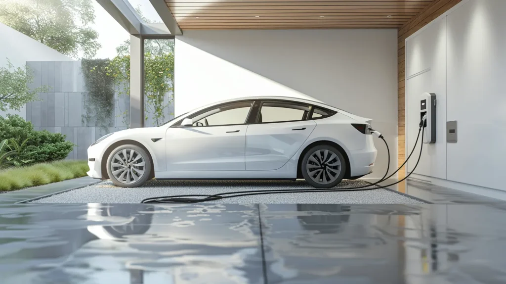 EV charger installation location