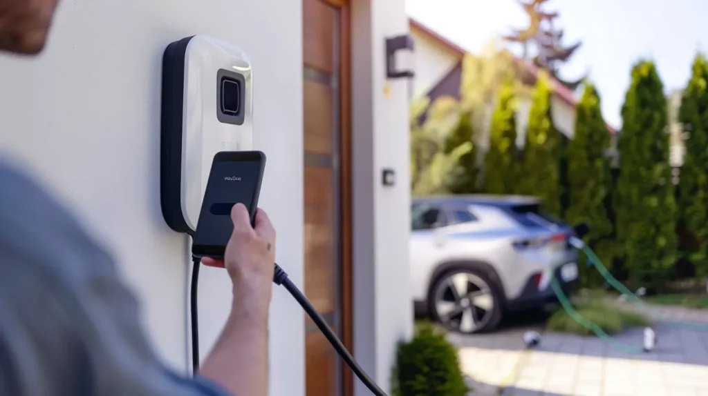 EV charging current settings