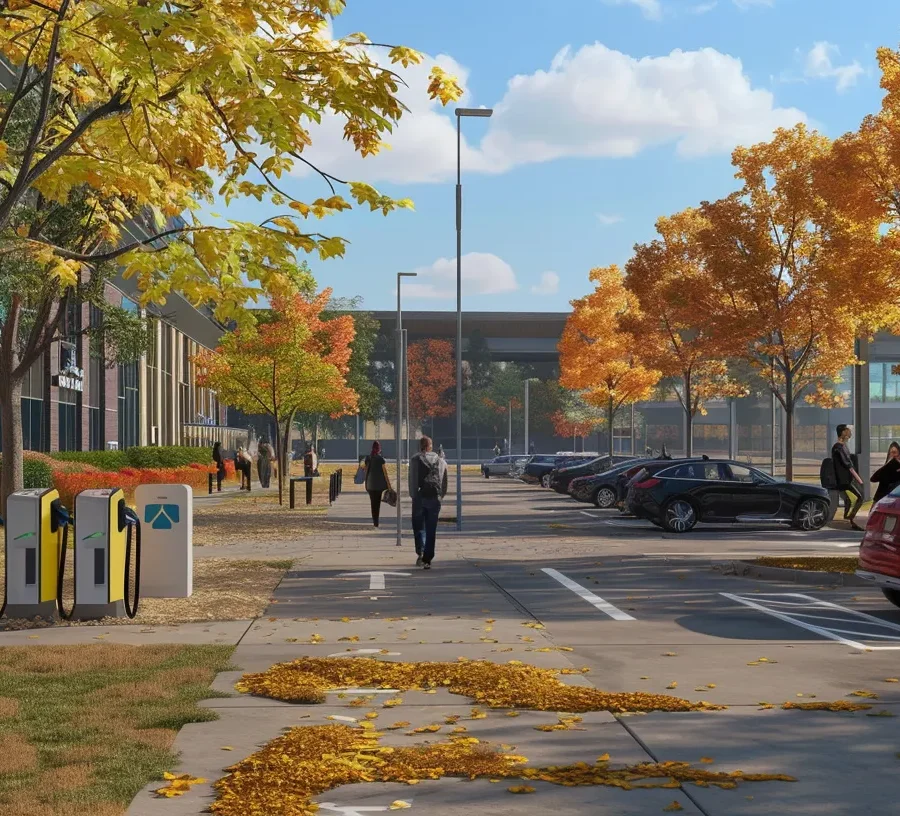EV charging for schools and hospitals