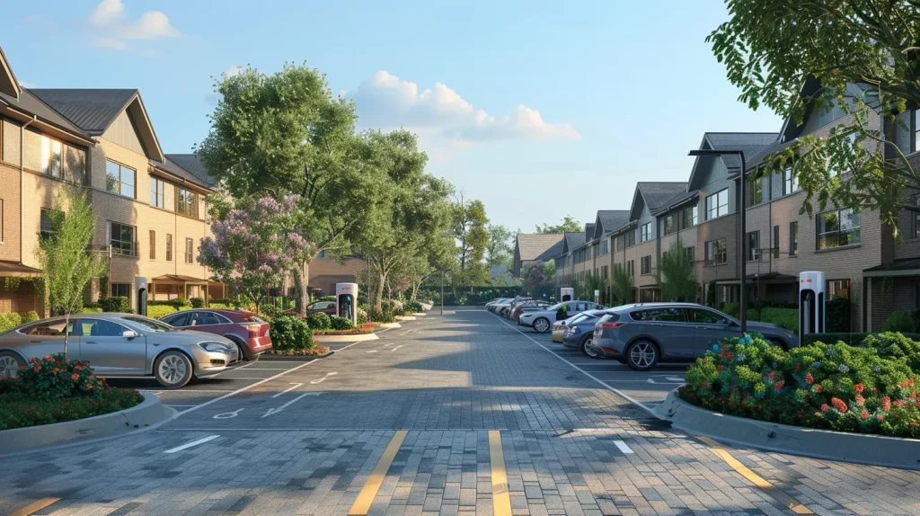 EV charging urban redevelopment