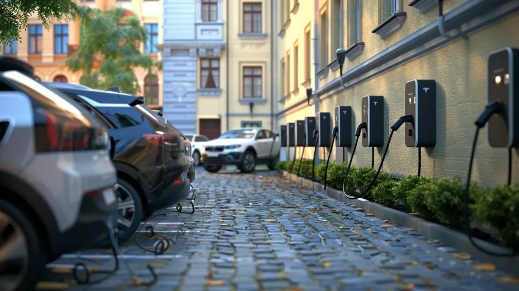 EV charging urban redevelopment