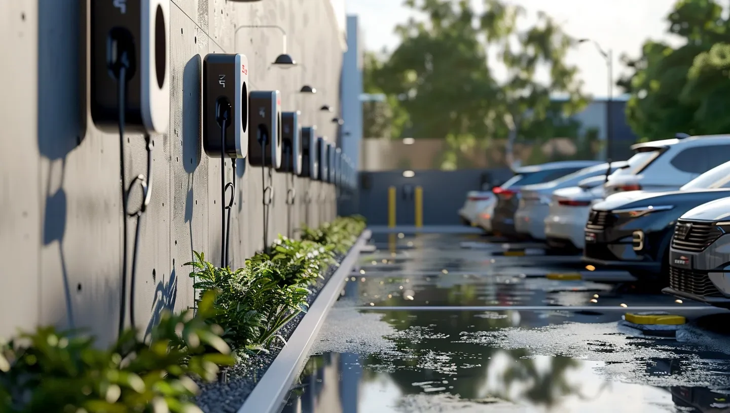 employee EV charging system