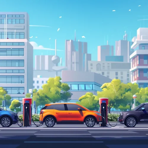 Low-Cost EV Charging for Public Garages with AC