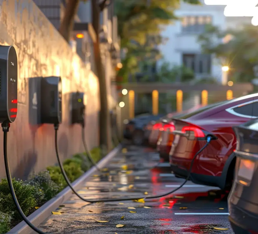 AC EV Charging Solutions for Taxi & Ride-Hailing Fleets EV charging for taxi fleets