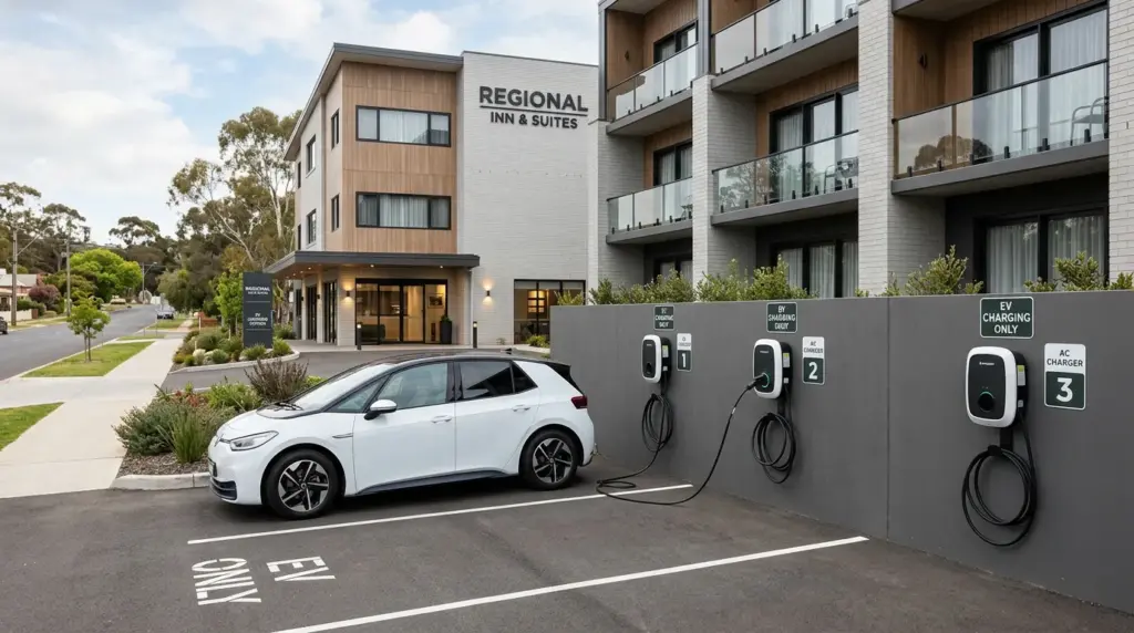 EV charging investment in smaller cities