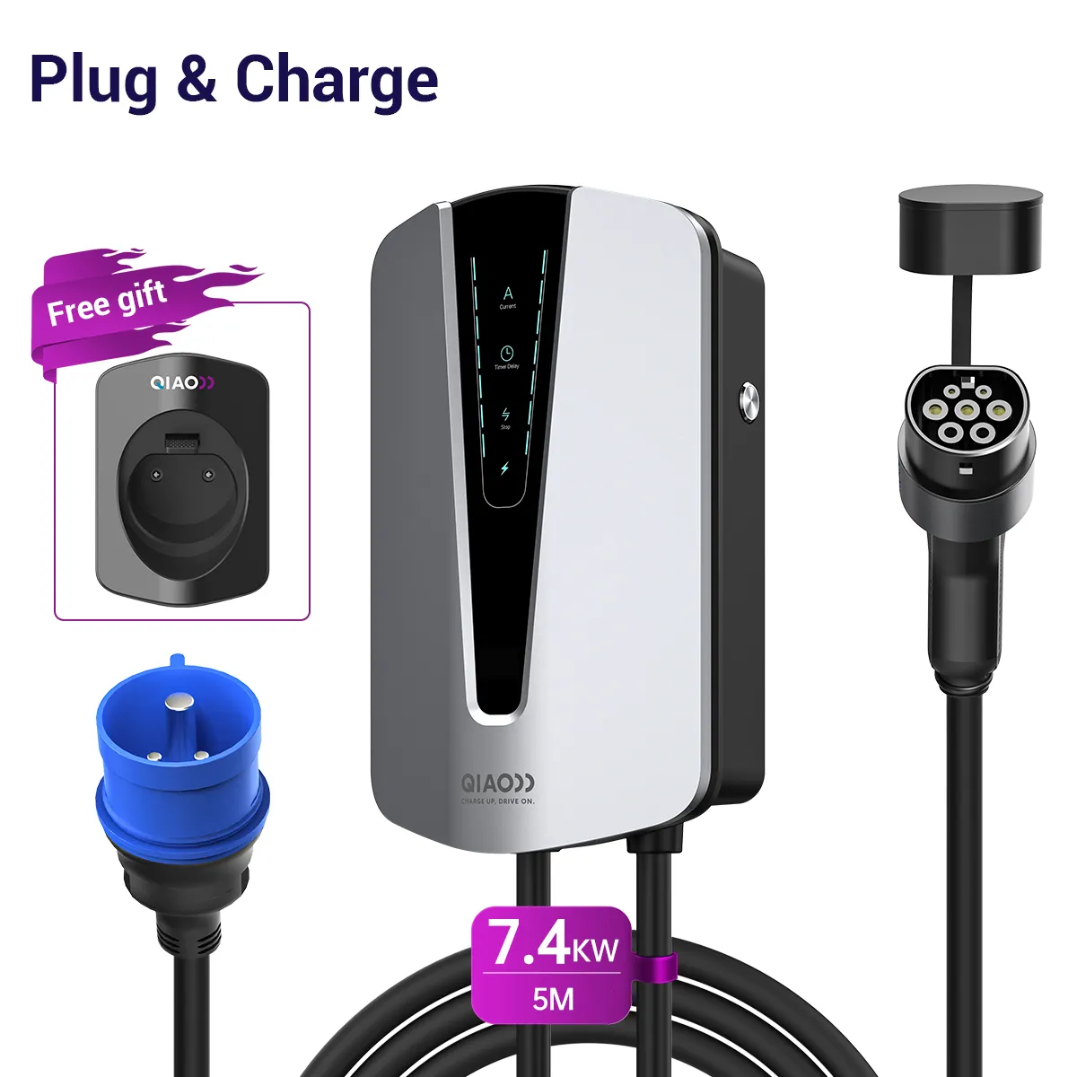 7KW -Blue CEE -E801N-Plug & Charge